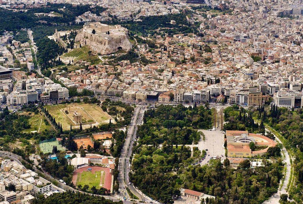 Acropolis of Athens and Zapio (National Gardens) with Helicopter Tours