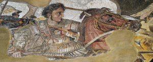 Alexander the Great mosaic Custom