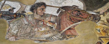 Alexander the Great mosaic Custom
