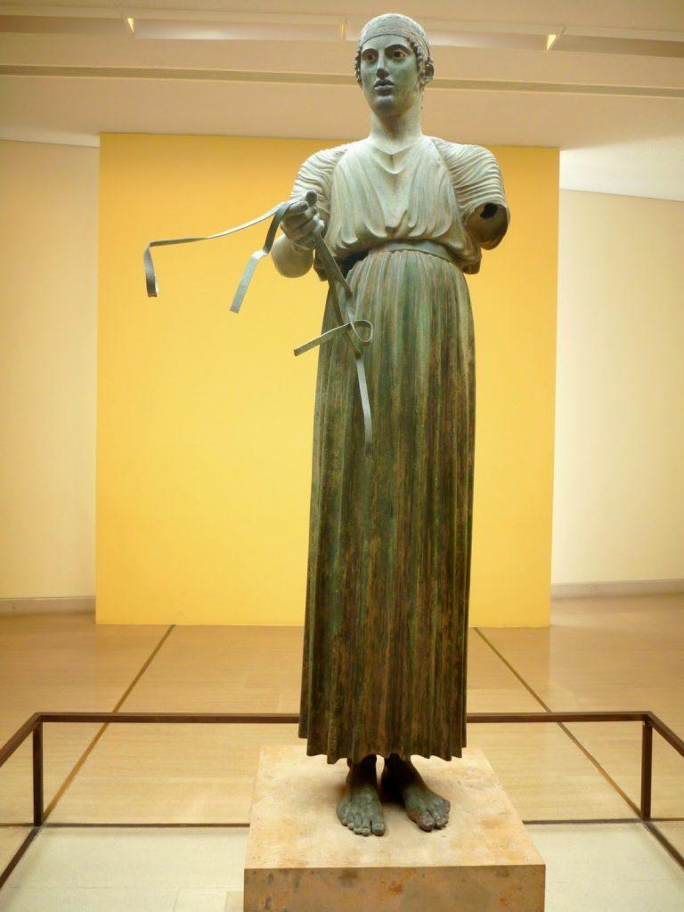 Female Statue in Delphi