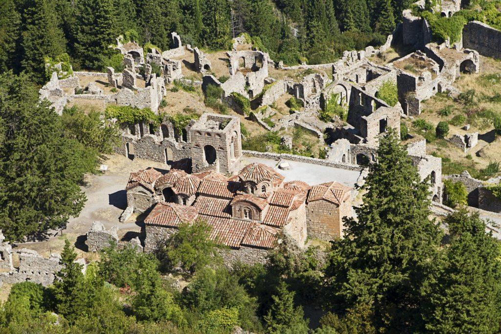Mystras top view