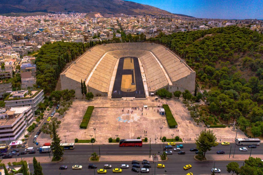 Olympic Stadium In Athens