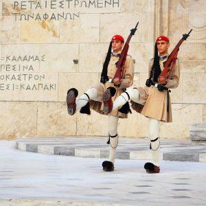 Euzones in Syntagma Square