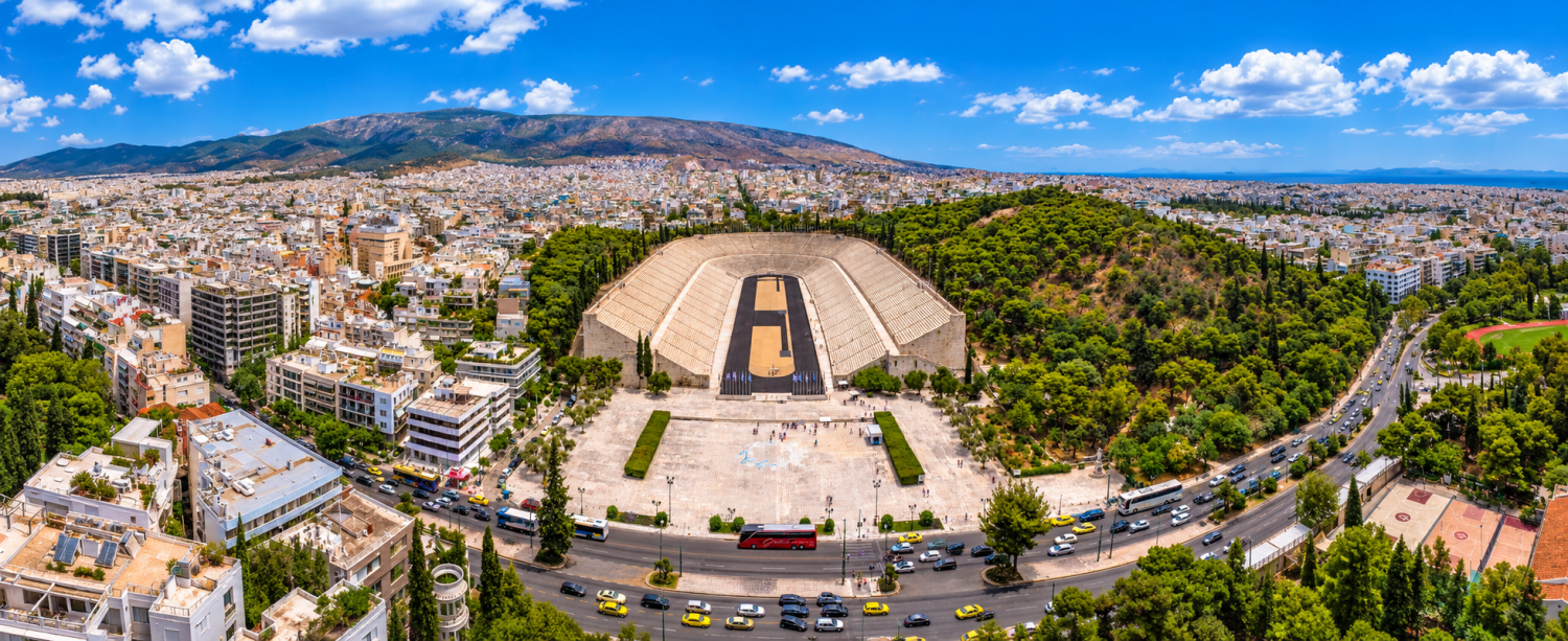 Panathenaic Stadium in Athens Greece